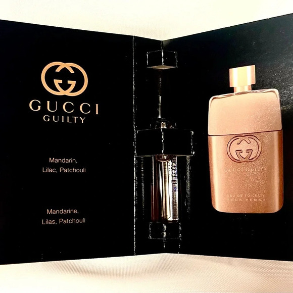 Gucci Guilty Eau De Toilette Pour Femme 1.5ml .05 Oz Travel Sample Perfume 6 Pcs - Picture 2 of 3
